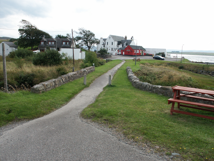 Clapper Bridge over Allt Beithe, Aultbea